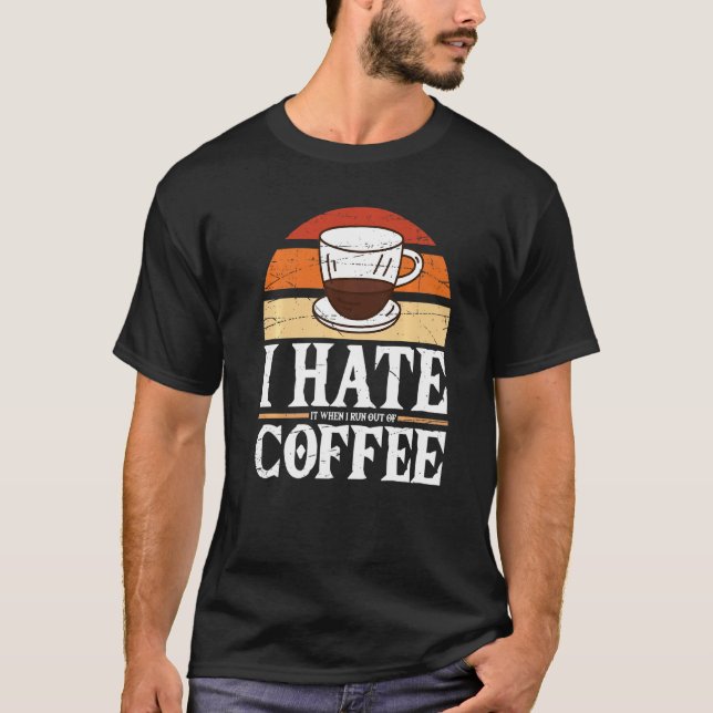 Barista Coffee Drinker T-Shirt (Vorderseite)