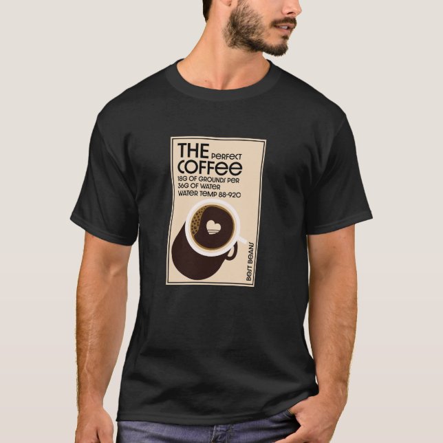 Barista Coffeeshop T-Shirt (Vorderseite)