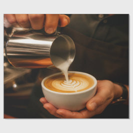 Barista Design Geschenkpapier