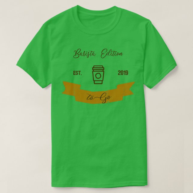 Barista Edition Design 1 T-Shirt (Design vorne)