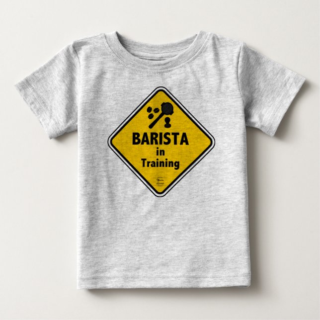 Barista in Ausbildung Baby T-shirt (Vorderseite)