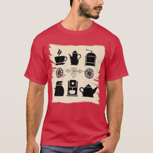 Barista Kaffee Feinschmecker Kaffee Kaffee Kaffee T-Shirt