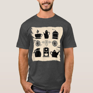 Barista Kaffee Feinschmecker Kaffee Kaffee Kaffee T-Shirt