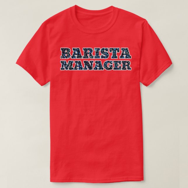 Barista Manager T-Shirt (Design vorne)