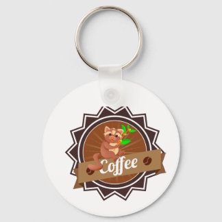 Barista-SchürzenKaffeetassen SchürzenSchürzenDesig Schlüsselanhänger