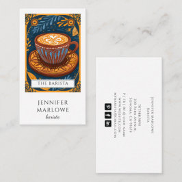 Barista Tarot Visitenkarte