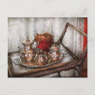 Barista - Teeset - Morgen Tee Postkarte
