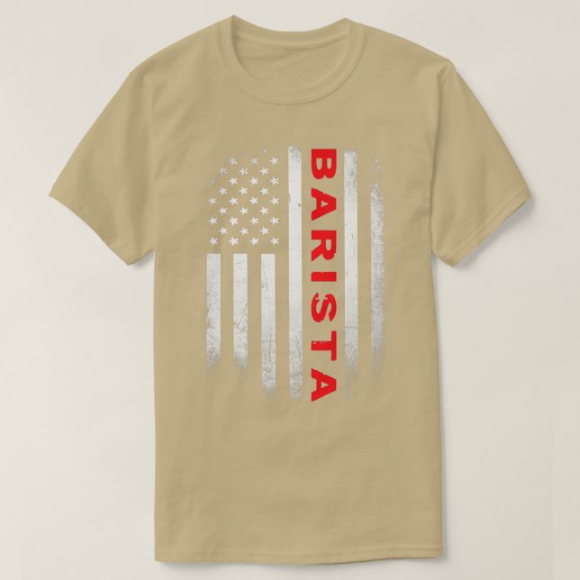 Barista US Flag Shirt (Design vorne)
