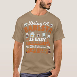 Barista wie Fahrradfahren T-Shirt