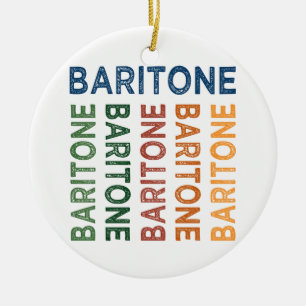 Bariton bunt keramikornament