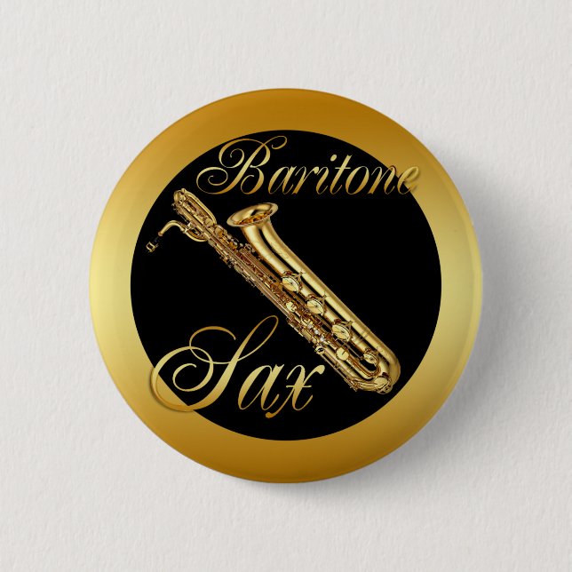 BARITON-SAXOPHON BUTTON (Vorderseite)