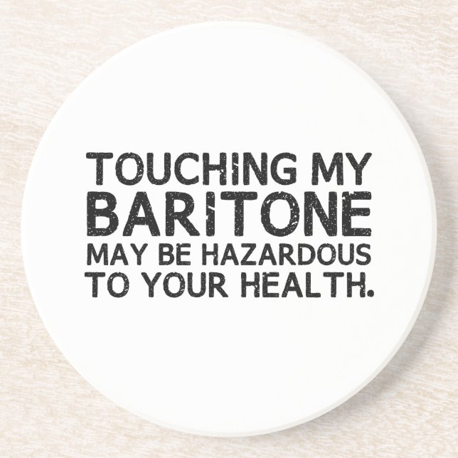 Baritone Hazard Getränkeuntersetzer (Vorne)