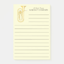 Baritone Musician Band Teacher Postit Notes Post-it Klebezettel