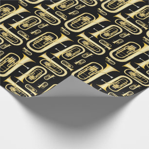 Baritone Musician Band Teacher Wrapping Paper Geschenkpapier