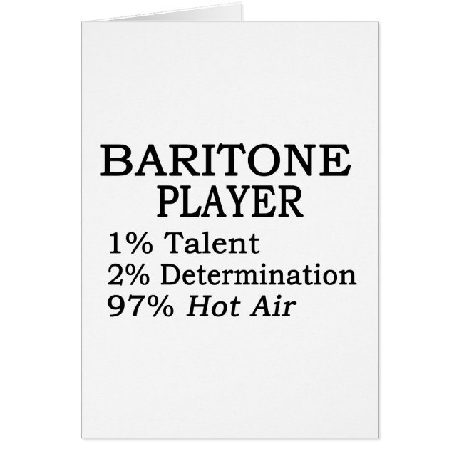 Baritone Player Hot Air (Vorne)
