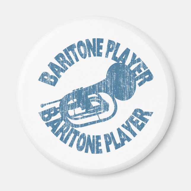 Baritone Player Magnet (Vorne)