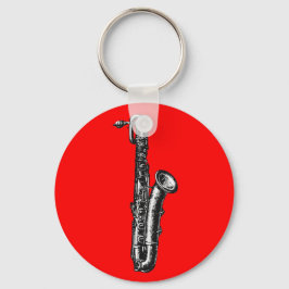 Baritone Saxophon Schlüsselanhänger