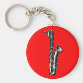 Baritone Saxophon Schlüsselanhänger