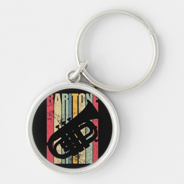 Baritone Saxophone Horn Marching Band Major Gear L Schlüsselanhänger (Vorne)