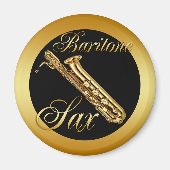 BARITONE SAXOPHONE MAGNET (Vorne)