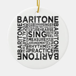 Baritone Typografie Keramik Ornament