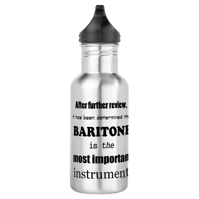 Baritone wichtigstes Instrument Edelstahlflasche (Rechts)