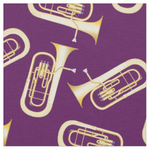 Baritones Music Musician Saal Dekoration Lila Stoff