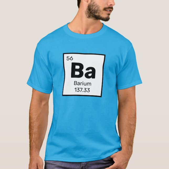 Barium/Periodische Tabelle - Ba-Element-T - Shirt (Vorderseite)