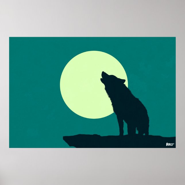Bark am Mond Poster (Vorne)