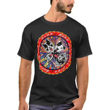 Bark and Roll Over Kiss Rock Parody Hundeshirt