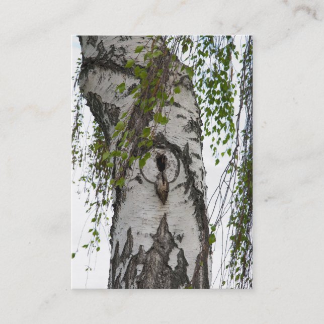 BARK BIRCH VISITENKARTE (Vorderseite)