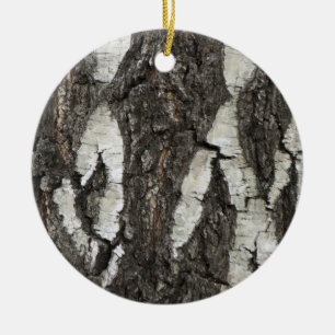 Bark Birch Wood Keramikornament