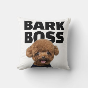 Bark Boss Hund Foto Benutzerdefiniertes Haustier Kissen