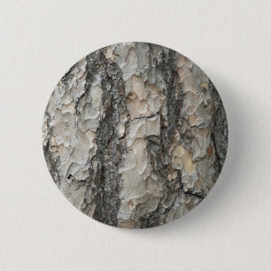 Bark Pine Wood Button
