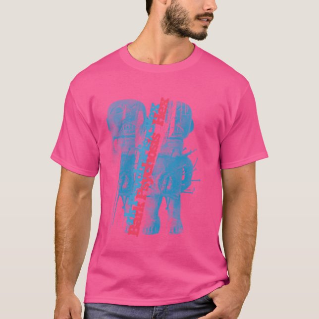 Bark Psychosis Retro Ästhetische Gestaltung T-Shirt (Vorderseite)