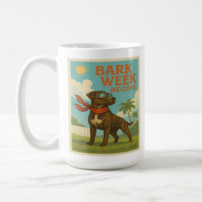 Bark Week beginnt: Retro Flight Edition Kaffeetasse (Links)
