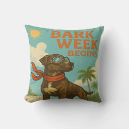 Bark Week beginnt: Retro Flight Edition Kissen