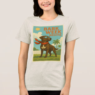 Bark Week beginnt: Retro Flight Edition Tri-Blend Shirt