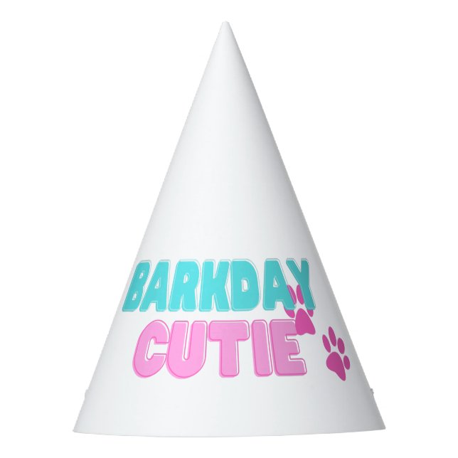 Barkday Cutie Party Hat Partyhütchen (Vorderseite)