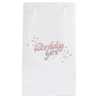 Barkday Girl Geschenktasche Kleine Geschenktüte