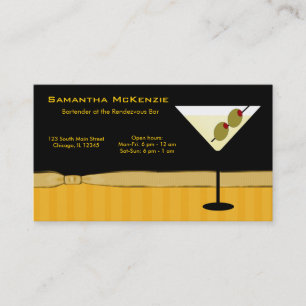 Barkeeper/Barbesitzer Visitenkarte
