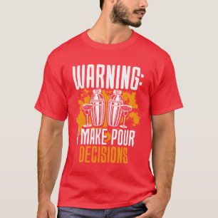 Barkeeper Barkeeperin Ich treffe Ausschüttungsents T-Shirt