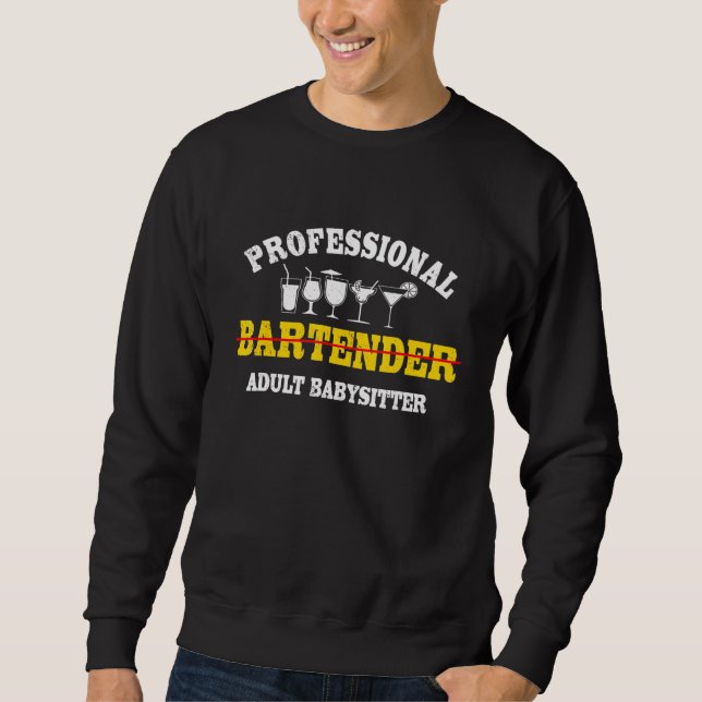 Barkeeper Barman Mixologe Drink Bartending Barke Sweatshirt (Vorderseite)