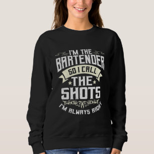 Barkeeper Barman Mixologist Bartending Barkeep Bar Sweatshirt