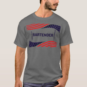 Barkeeper Behalte Amerika sicher T-Shirt