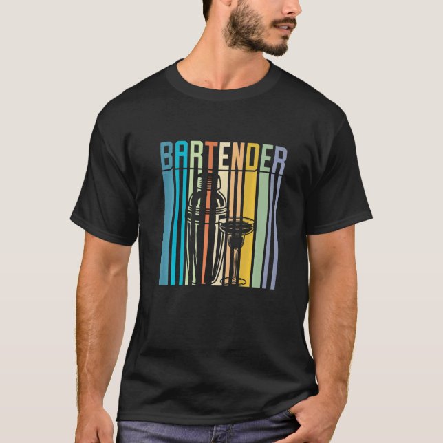 Barkeeper Cocktail T-Shirt (Vorderseite)