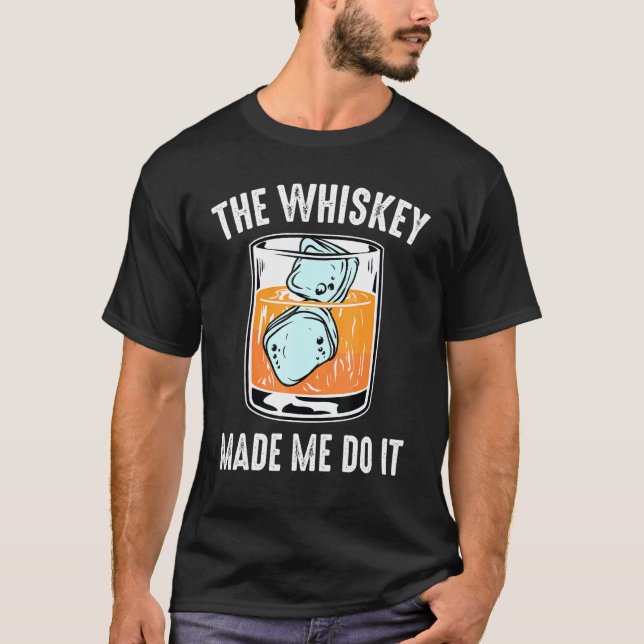 Barkeeper - Der Whiskey hat mich dazu gebracht - B T-Shirt (Vorderseite)