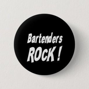 Barkeeper-Felsen! Knopf Button