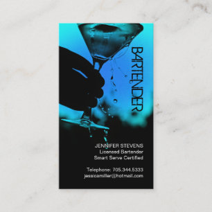 Barkeeper-Geschäfts-Karte Visitenkarte