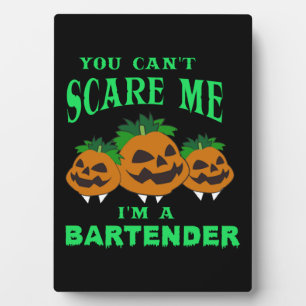 Barkeeper Halloween Fotoplatte